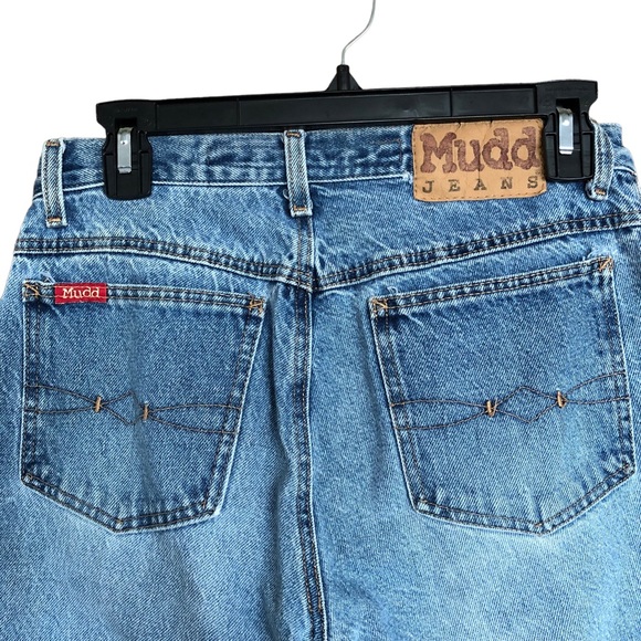 MUDD Y2K Junior Women's Demin Jeans Flare 4 Button Fly Size 9 - Picture 5 of 9